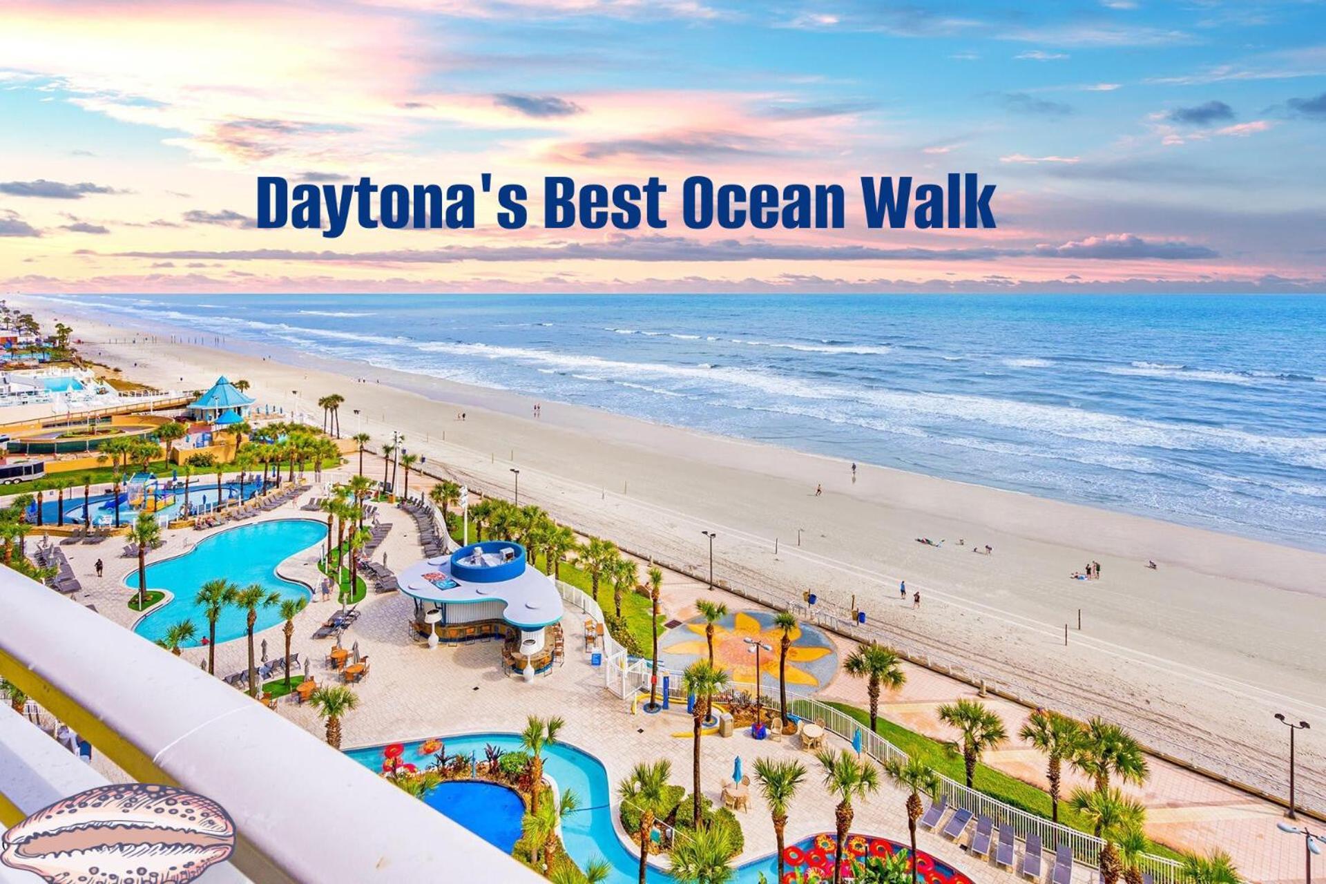 Vacation In Comfort And Luxury - 1 Bedroom Direct Oceanfront - Wyndham Ocean Walk Resort 1607 Daytona Beach Kültér fotó